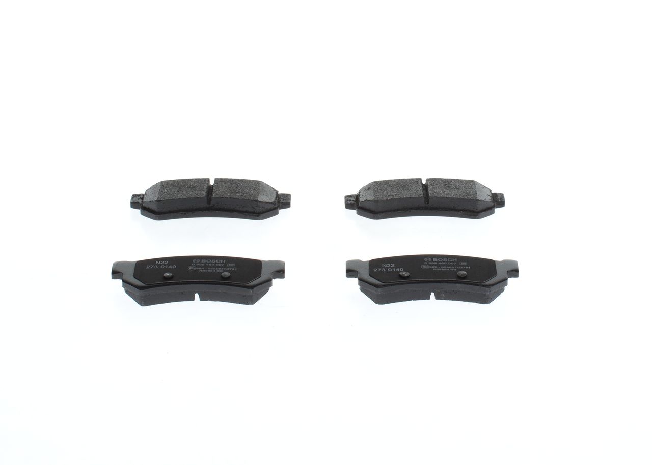 BOSCH 0 986 460 007 - Bremsbelagsatz, Scheibenbremse