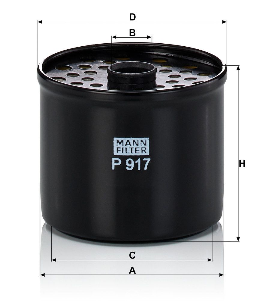 MANN-FILTER P 917 x - Kraftstofffilter