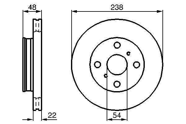 BOSCH 0 986 478 857 - Bremsscheibe