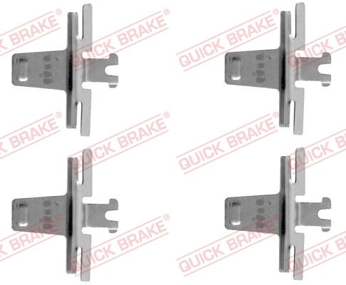 QUICK BRAKE 109-1018 - Zubehörsatz, Scheibenbremsbelag