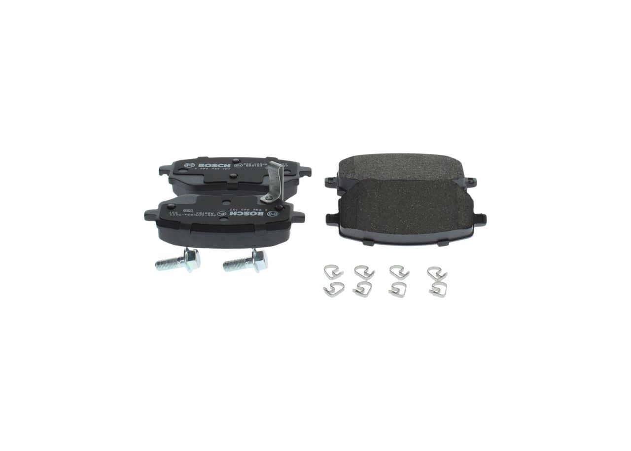 BOSCH 0 986 460 187 - Bremsbelagsatz, Scheibenbremse