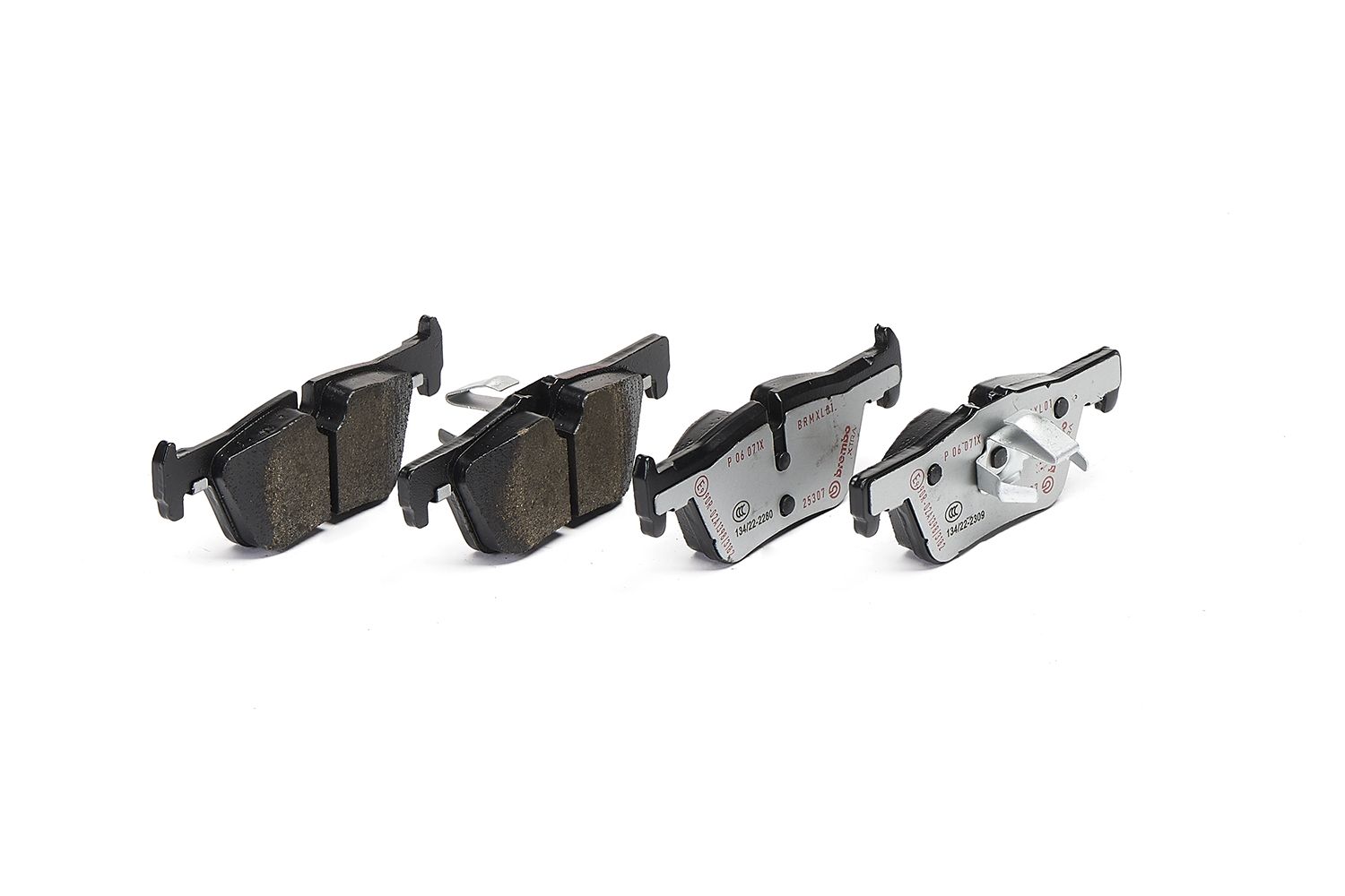 BREMBO P 06 071X - Bremsbelagsatz, Scheibenbremse