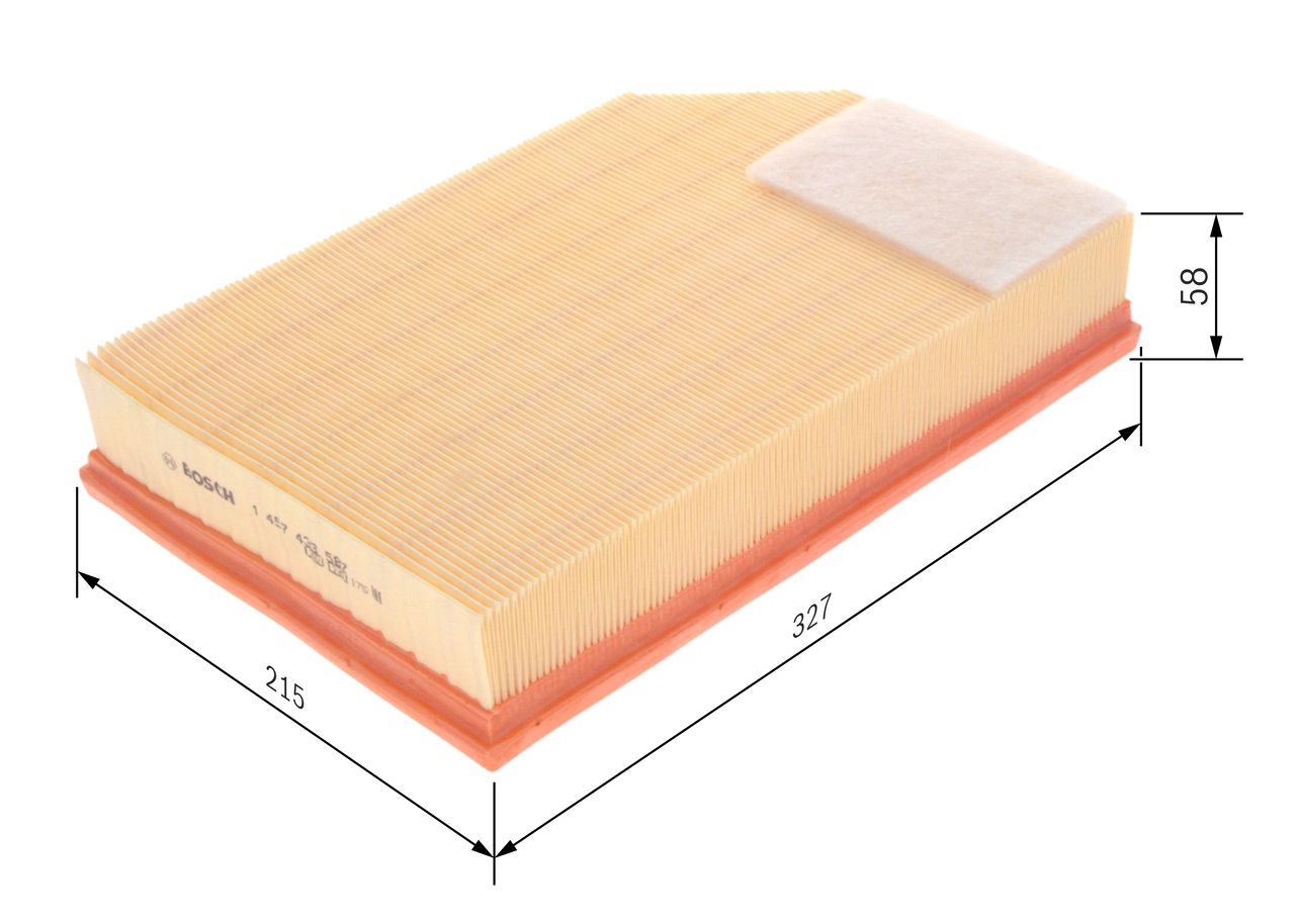 BOSCH 1 457 433 587 - Luftfilter