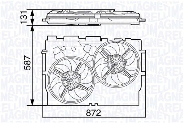 MAGNETI MARELLI 069422582010 - Lüfter, Motorkühlung
