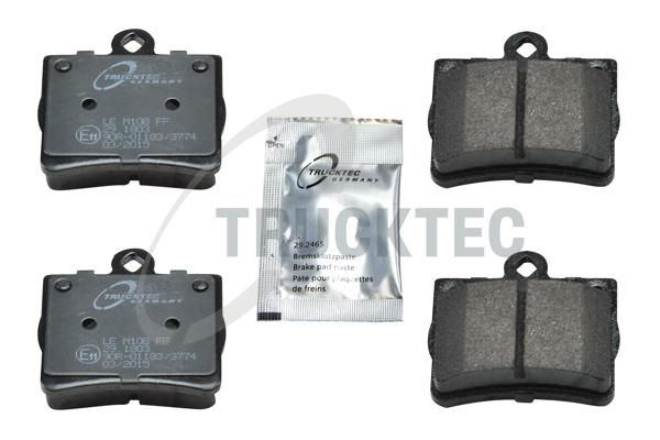 TRUCKTEC AUTOMOTIVE 02.35.120 - Bremsbelagsatz, Scheibenbremse