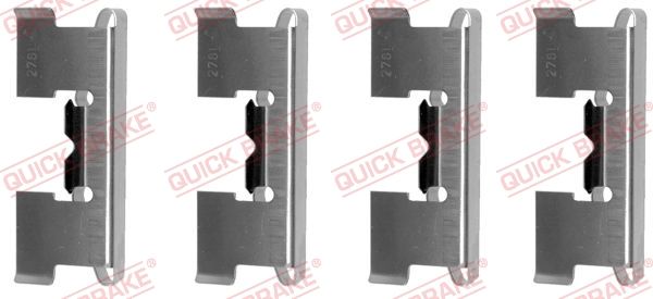 QUICK BRAKE 109-1017 - Zubehörsatz, Scheibenbremsbelag