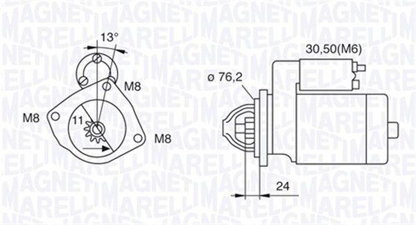 MAGNETI MARELLI 063521090110 - Starter