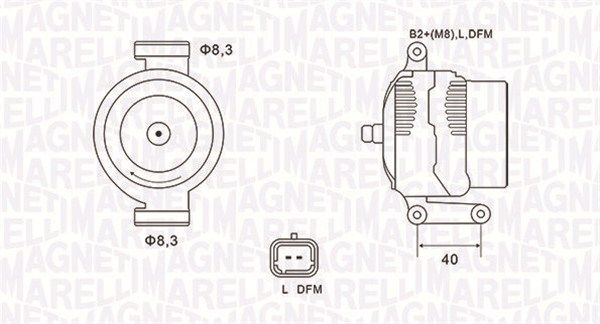 MAGNETI MARELLI 063731470010 - Generator