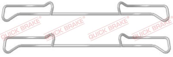 QUICK BRAKE 109-1678 - Zubehörsatz, Scheibenbremsbelag