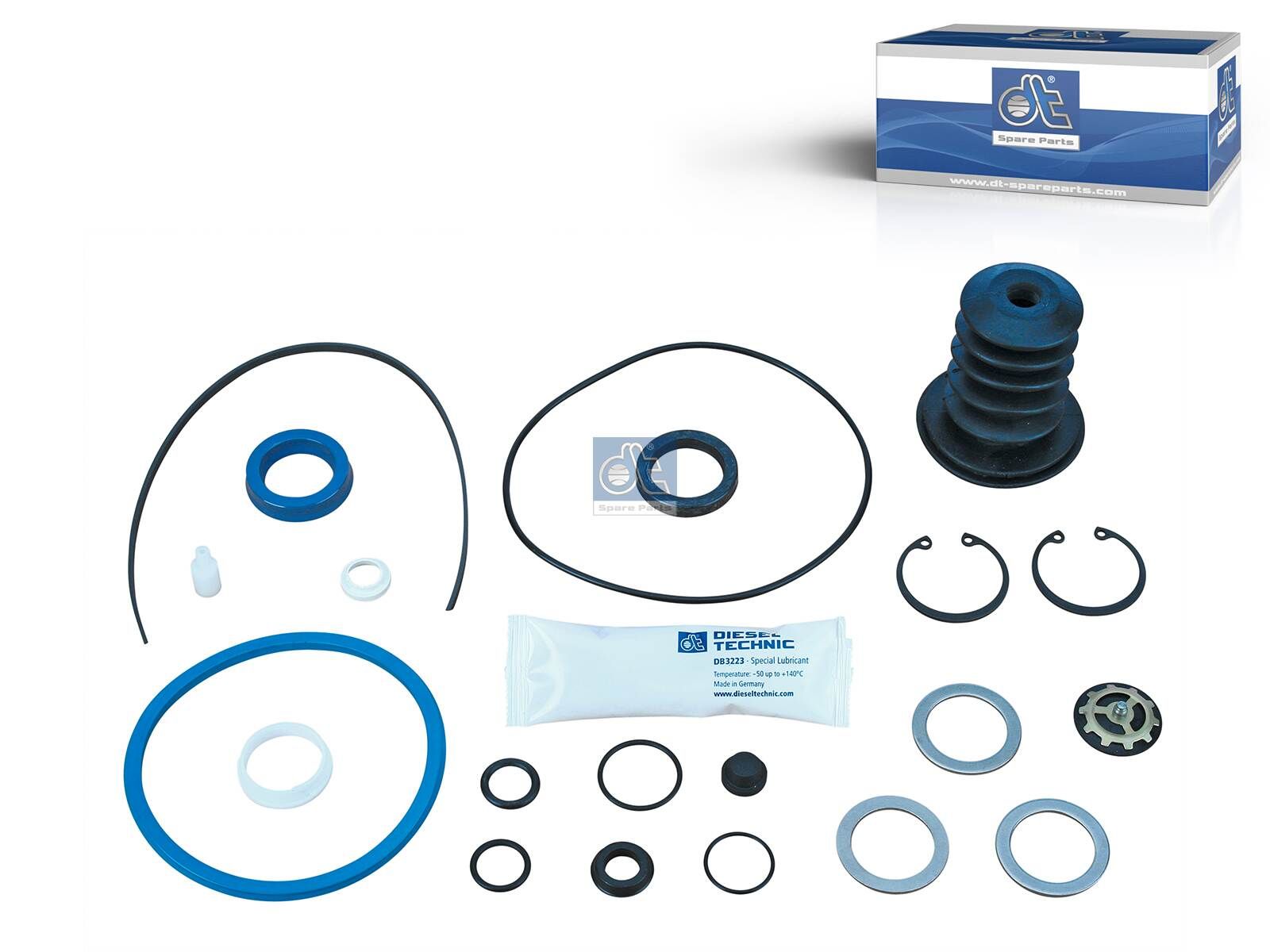 DT Spare Parts 1.31307 - Reparatursatz, Kupplungsverstärker