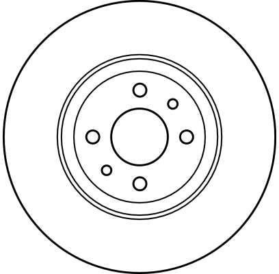 TRW DF2566 - Bremsscheibe