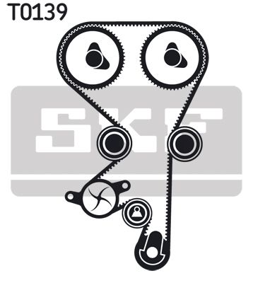 SKF VKMA 05152 - Zahnriemensatz