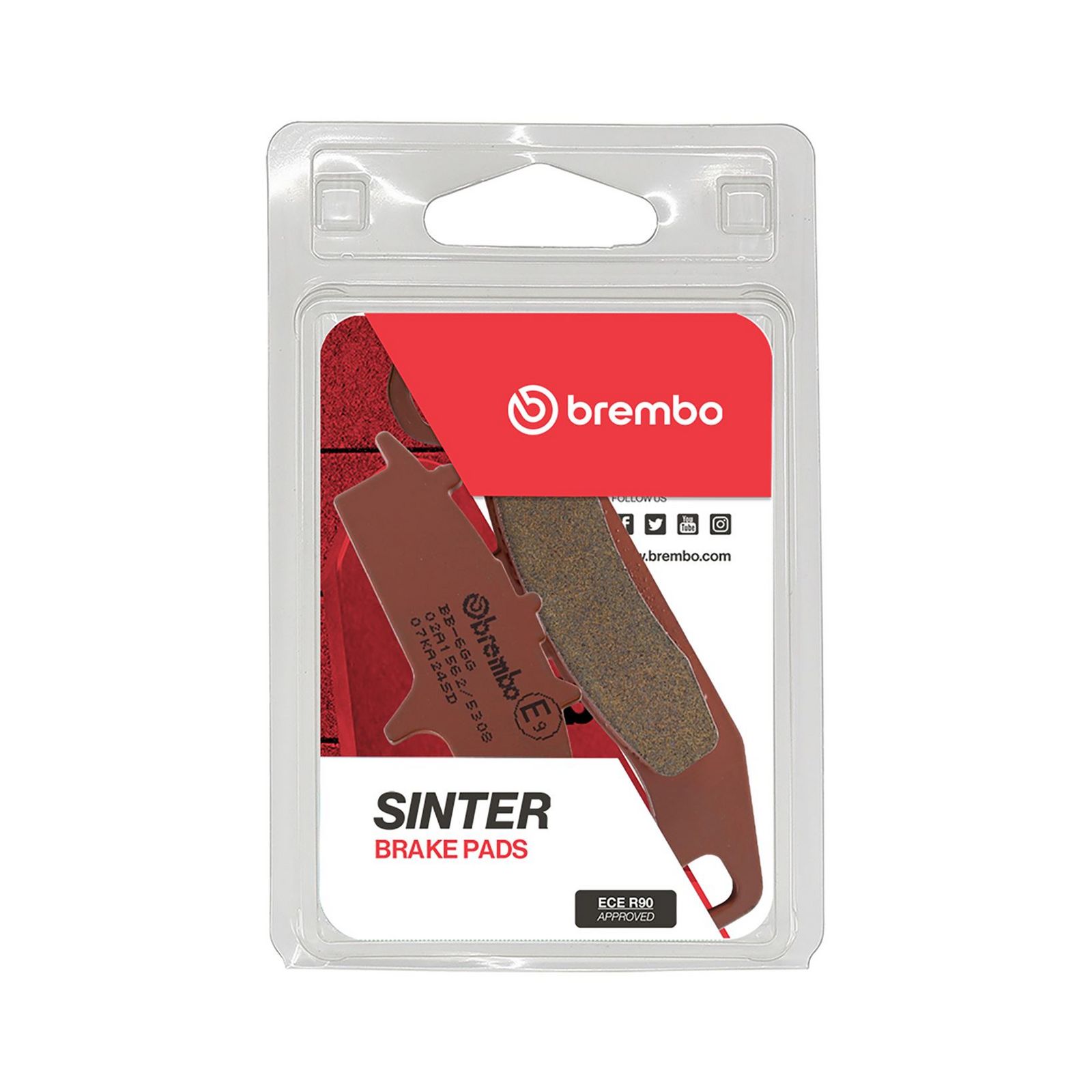 BREMBO 07KA24SD - Bremsbelagsatz, Scheibenbremse