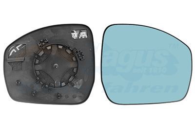 VAN WEZEL 0246838 - Spiegelglas, Außenspiegel