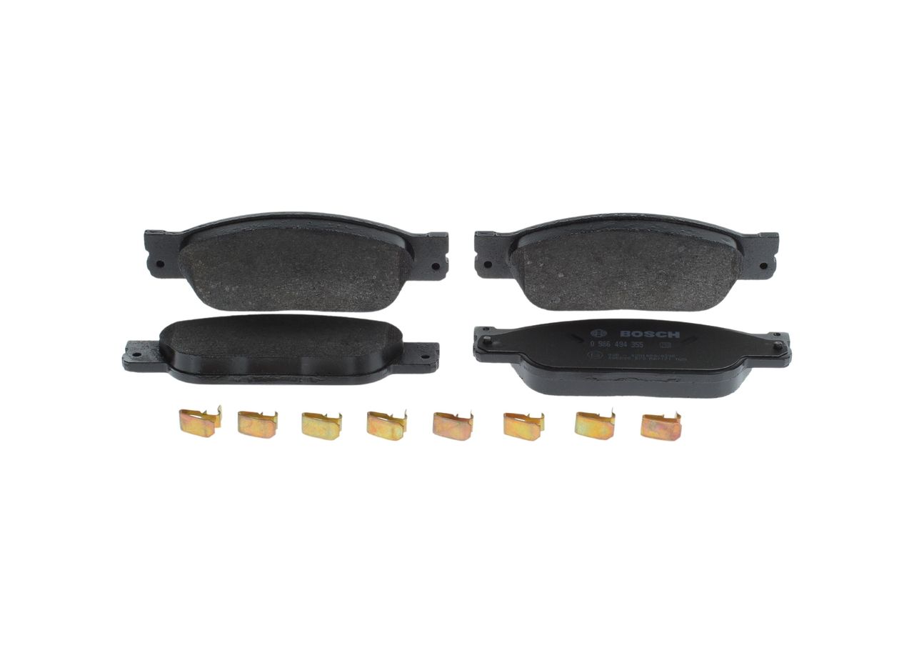 BOSCH 0 986 494 355 - Bremsbelagsatz, Scheibenbremse