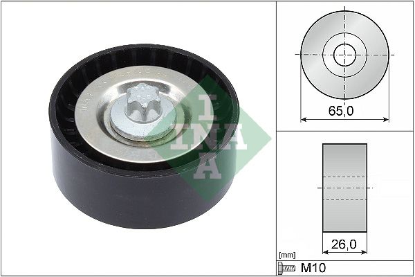 Schaeffler INA 532 0570 10 - Umlenk-/Führungsrolle, Keilrippenriemen