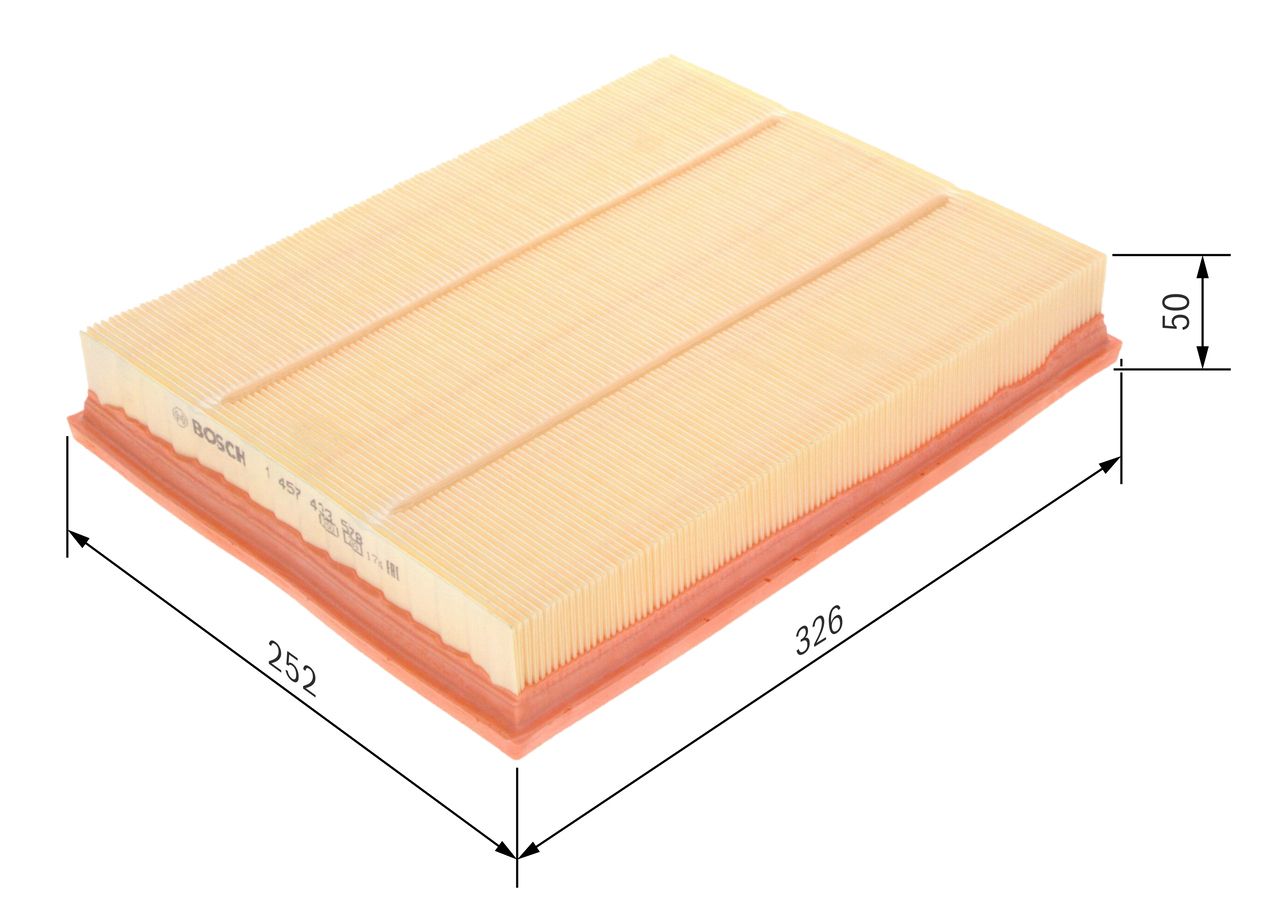 BOSCH 1 457 433 578 - Luftfilter