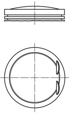 MAHLE 001 07 00 - Kolben