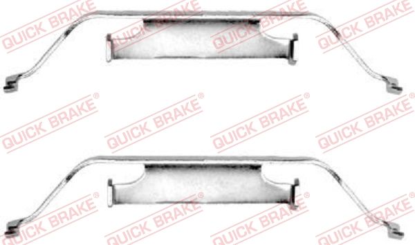QUICK BRAKE 109-1096 - Zubehörsatz, Scheibenbremsbelag