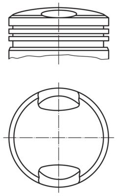 MAHLE 081 30 00 - Kolben