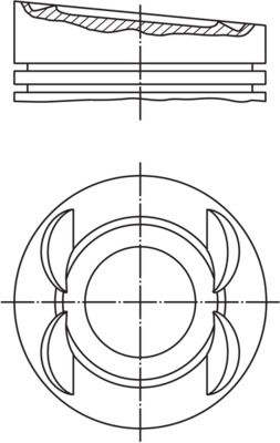 MAHLE 028 03 00 - Kolben