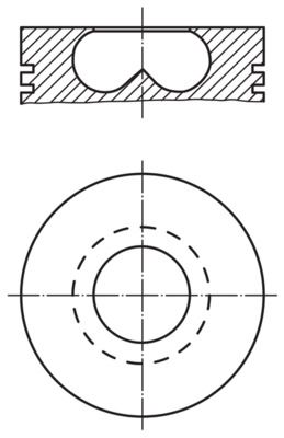 MAHLE 007 94 00 - Kolben