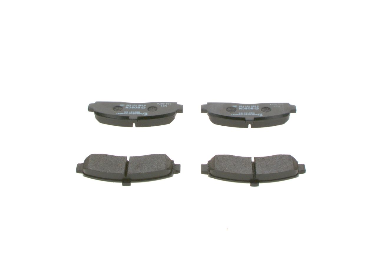 BOSCH 0 986 461 122 - Bremsbelagsatz, Scheibenbremse