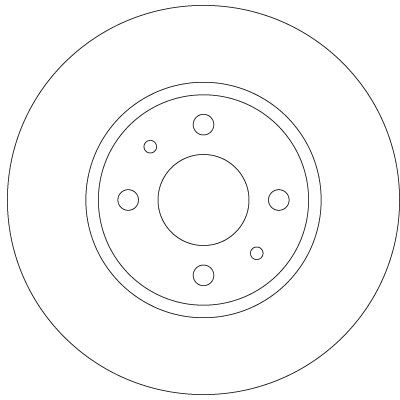 TRW DF6231 - Bremsscheibe