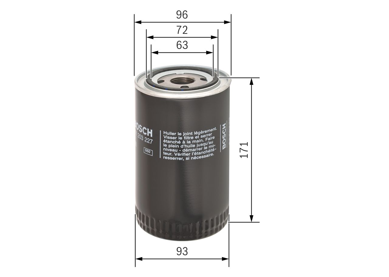 BOSCH 0 451 203 227 - Ölfilter