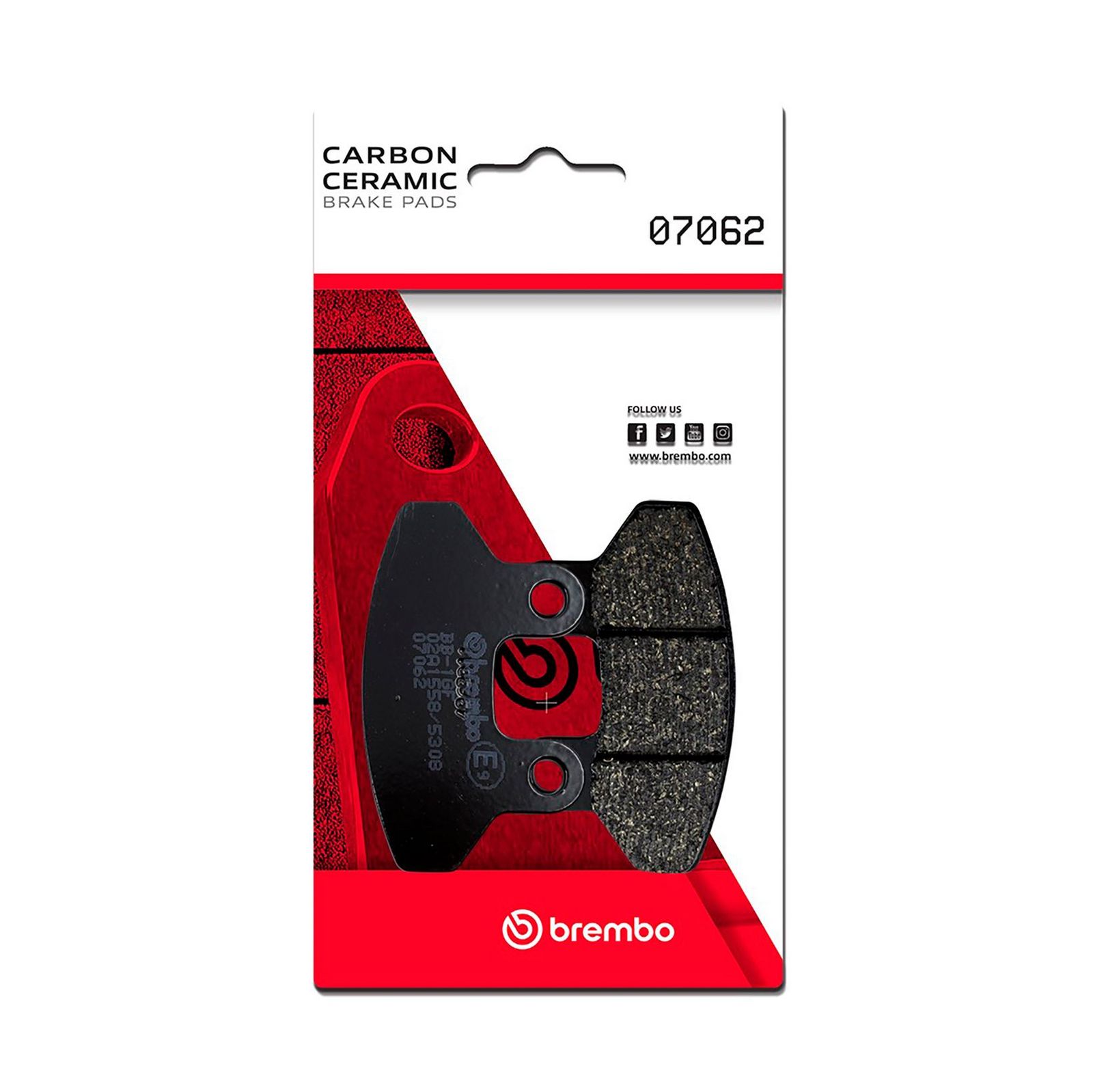 BREMBO 07062 - Bremsbelagsatz, Scheibenbremse