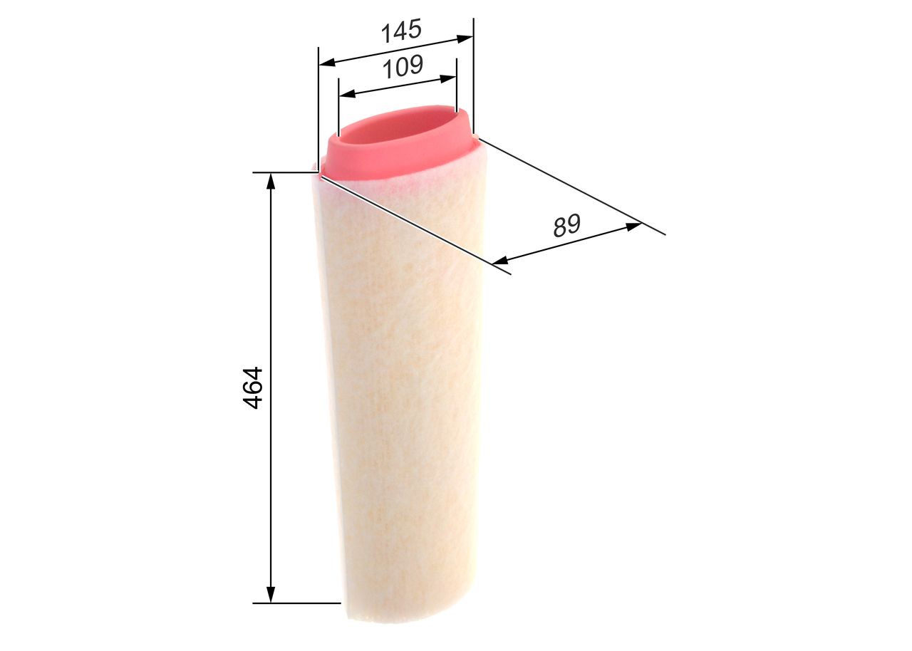 BOSCH 1 457 433 589 - Luftfilter