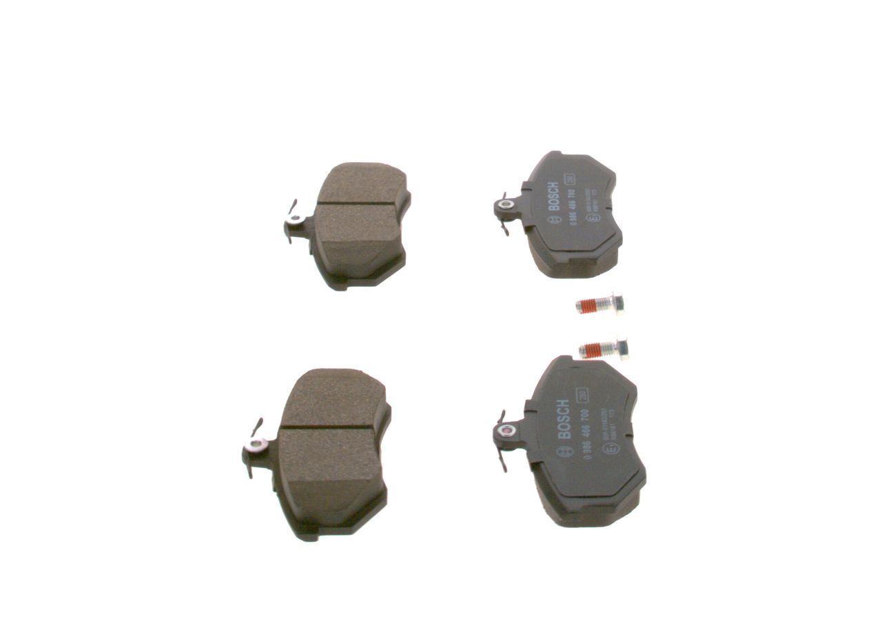 BOSCH 0 986 466 700 - Bremsbelagsatz, Scheibenbremse