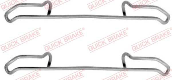 QUICK BRAKE 109-1085 - Zubehörsatz, Scheibenbremsbelag
