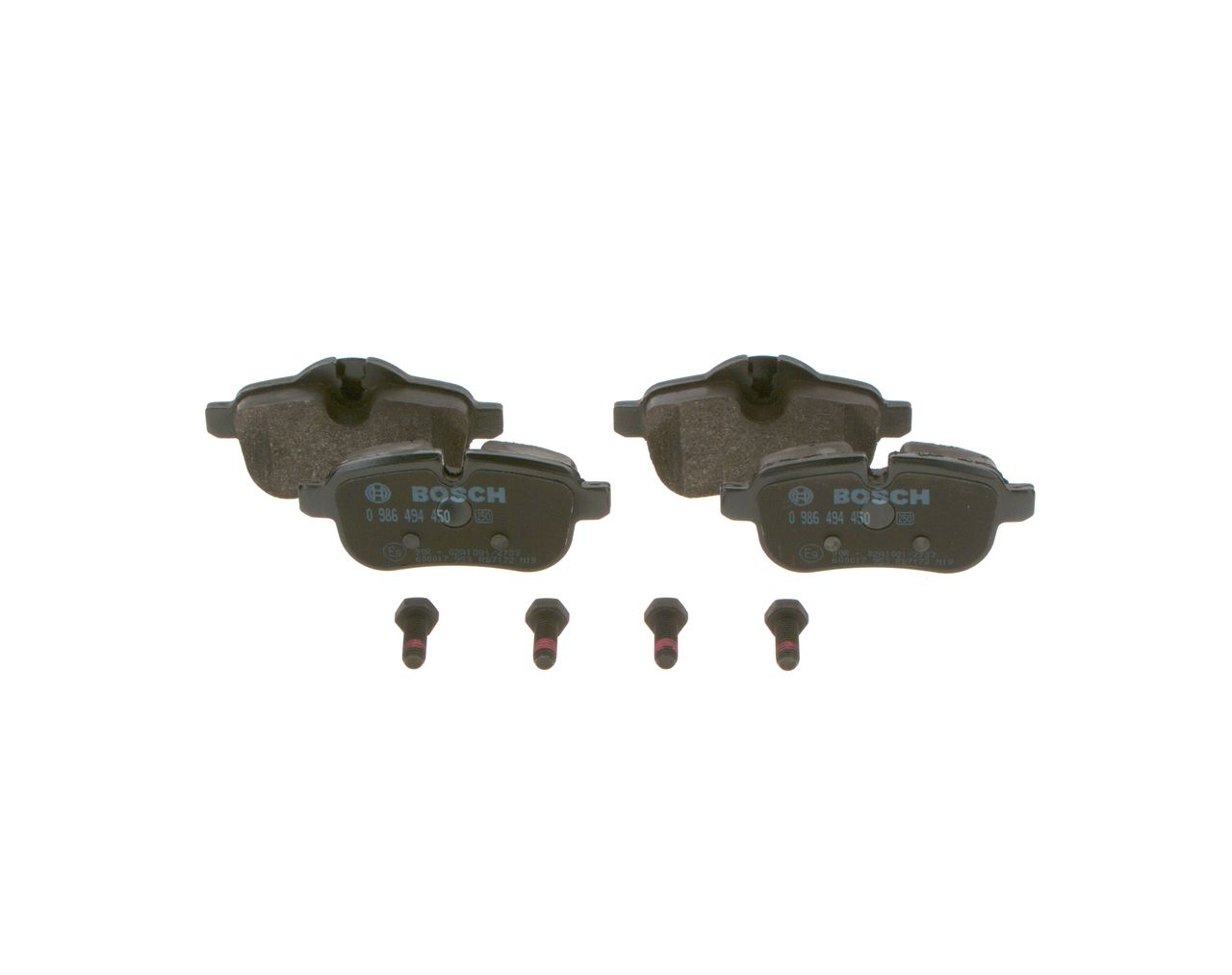 BOSCH 0 986 494 450 - Bremsbelagsatz, Scheibenbremse