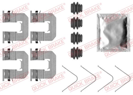 QUICK BRAKE 109-0068 - Zubehörsatz, Scheibenbremsbelag