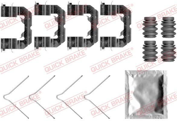 QUICK BRAKE 109-0089 - Zubehörsatz, Scheibenbremsbelag