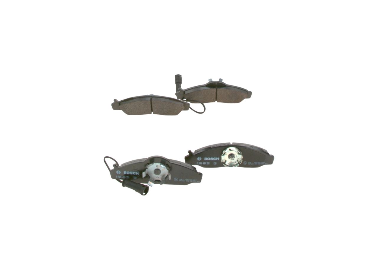 BOSCH 0 986 424 551 - Bremsbelagsatz, Scheibenbremse