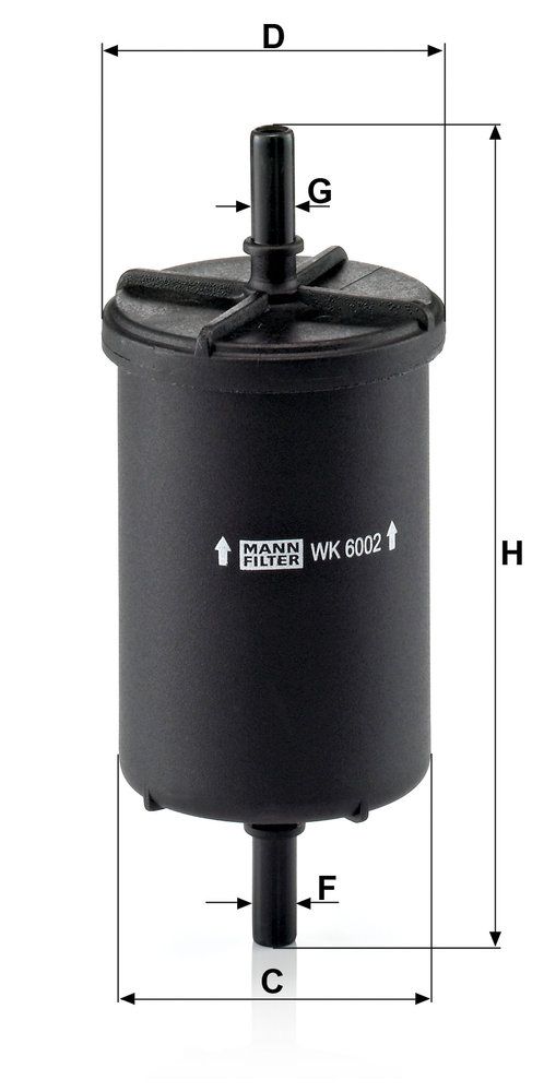 MANN-FILTER WK 6002 - Kraftstofffilter