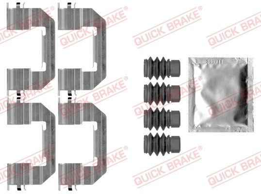 QUICK BRAKE 109-0011 - Zubehörsatz, Scheibenbremsbelag