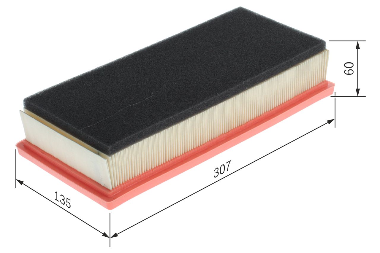BOSCH 1 457 433 156 - Luftfilter