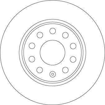 TRW DF6952 - Bremsscheibe