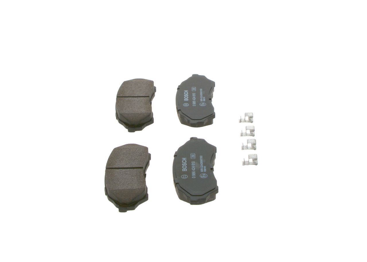 BOSCH 0 986 424 610 - Bremsbelagsatz, Scheibenbremse