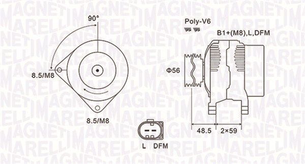 MAGNETI MARELLI 063731644010 - Generator