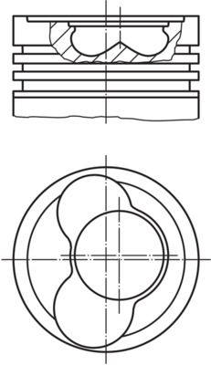 MAHLE 030 58 00 - Kolben
