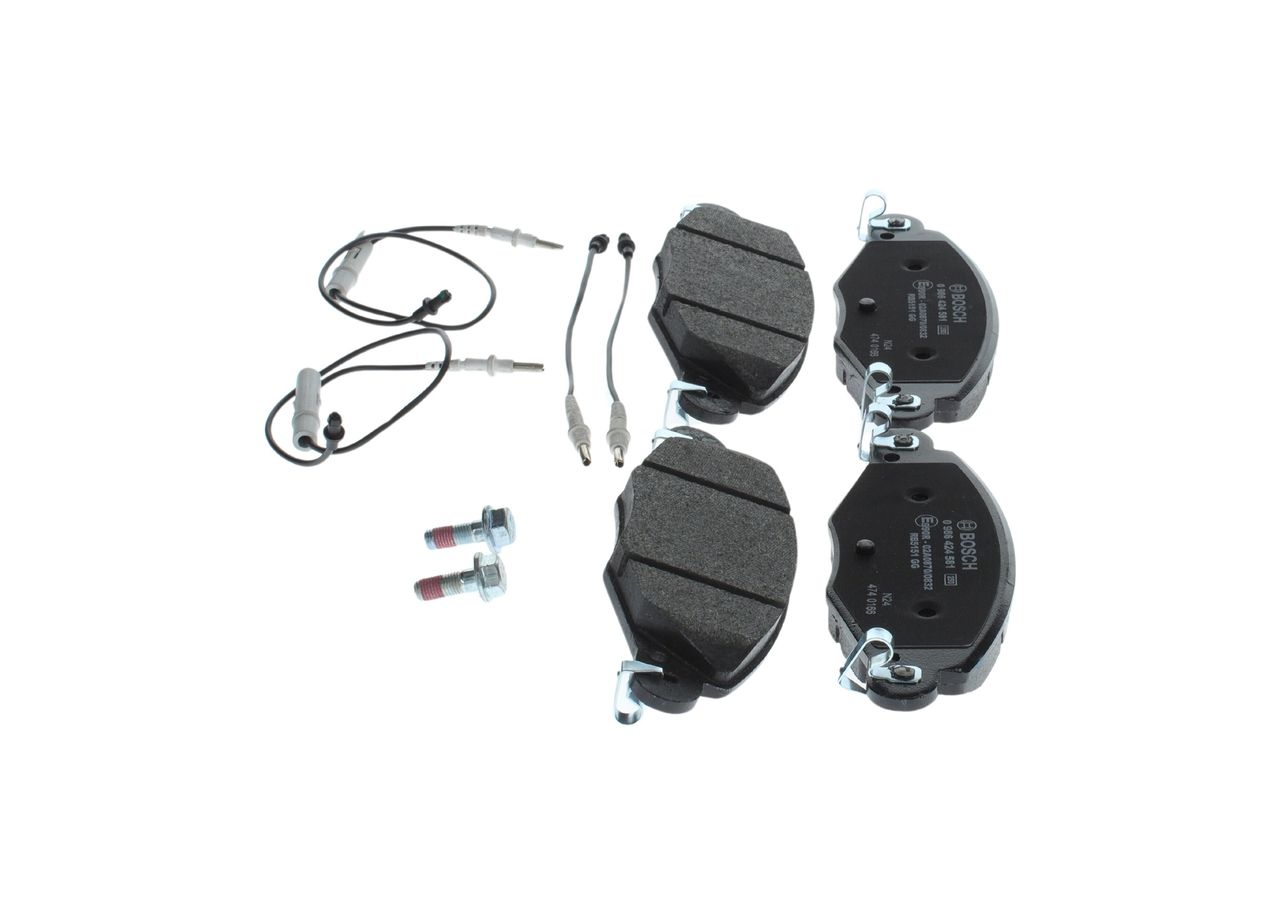 BOSCH 0 986 424 581 - Bremsbelagsatz, Scheibenbremse