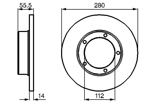 BOSCH 0 986 478 770 - Bremsscheibe