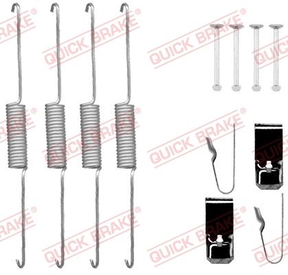 QUICK BRAKE 105-0725 - Zubehörsatz, Bremsbacken