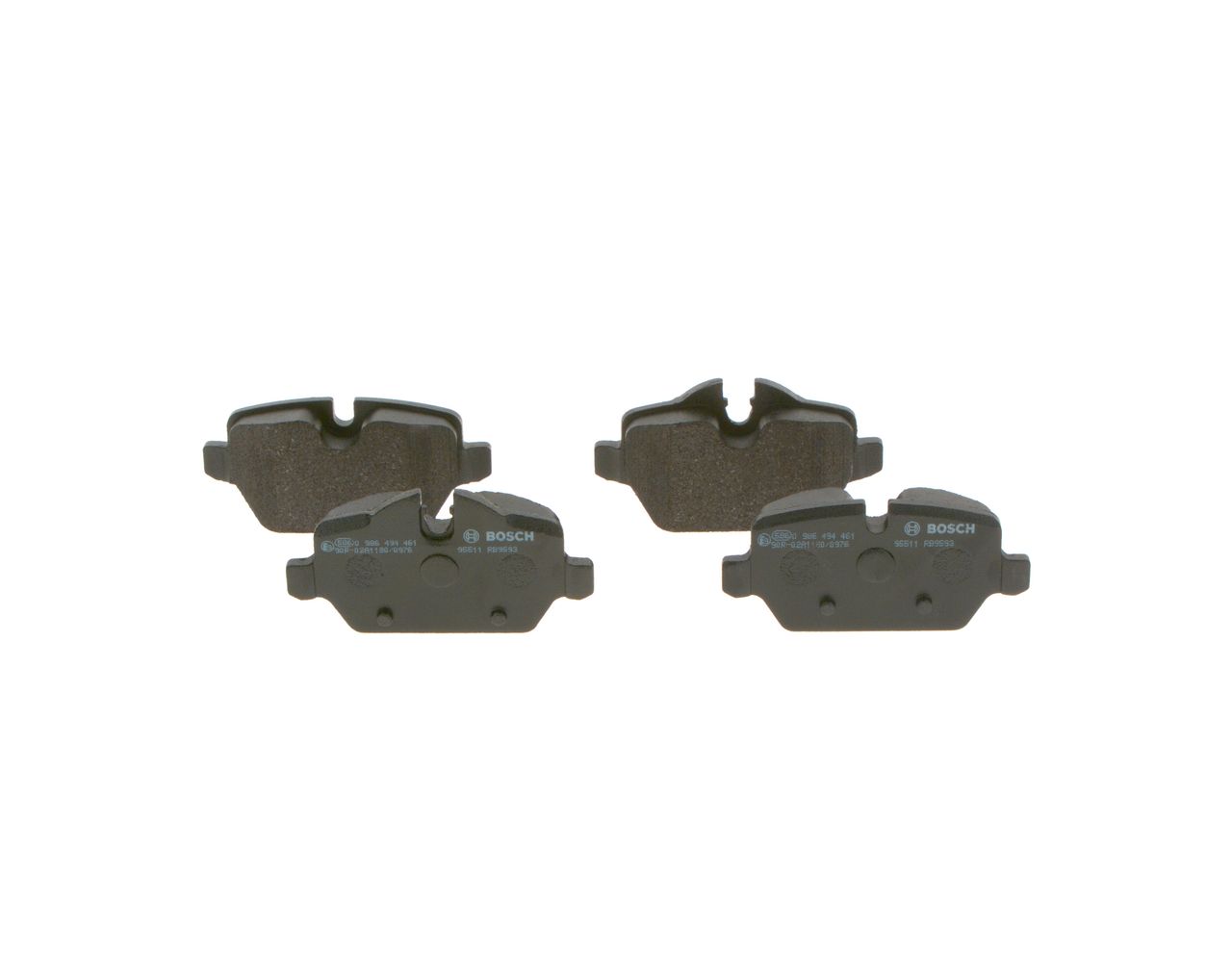 BOSCH 0 986 494 461 - Bremsbelagsatz, Scheibenbremse
