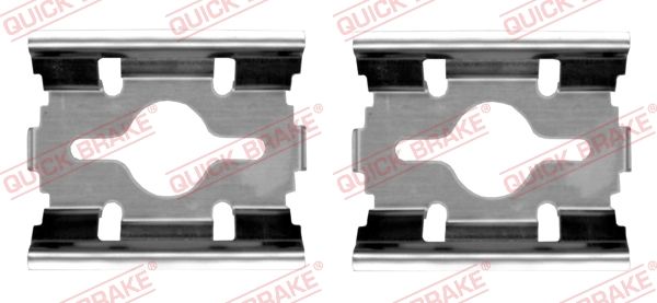 QUICK BRAKE 109-1657 - Zubehörsatz, Scheibenbremsbelag