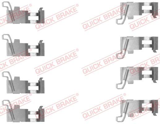 QUICK BRAKE 109-1226 - Zubehörsatz, Scheibenbremsbelag